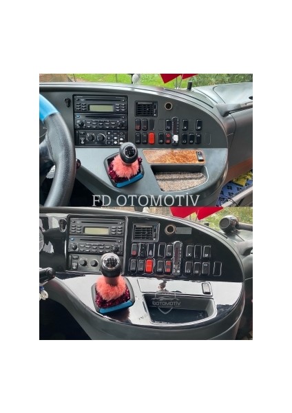 FD Otomotiv Mercedes Travego Full Set Maun Kaplama Seti Piano Black Renk