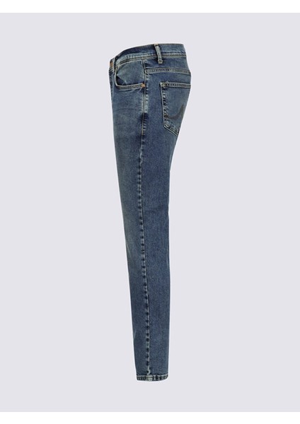 Erkek Sawyer Y Dar Paça Orta Bel Jean Pantolon modelleri