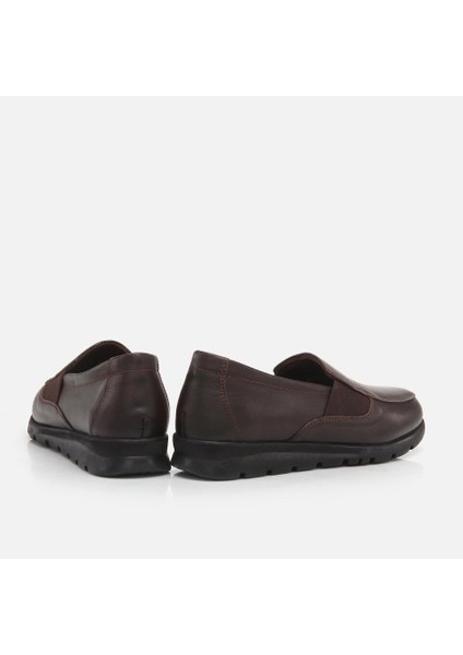 01AYH276920A480 Deri Kahve Kadın Loafer modelleri