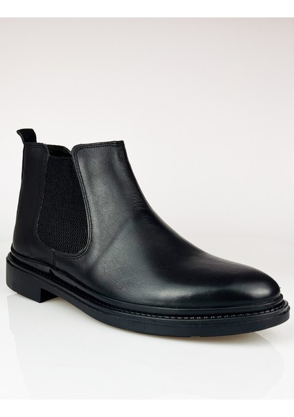 Deri Siyah Chelsea Erkek Günlük Kışlık Bot fiyatları