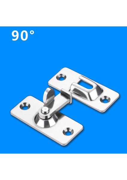 90 Derece Paslanmaz Çelik Mandal Sağ Açı Kapı Kilidi (Yurt Dışından) fırsatları