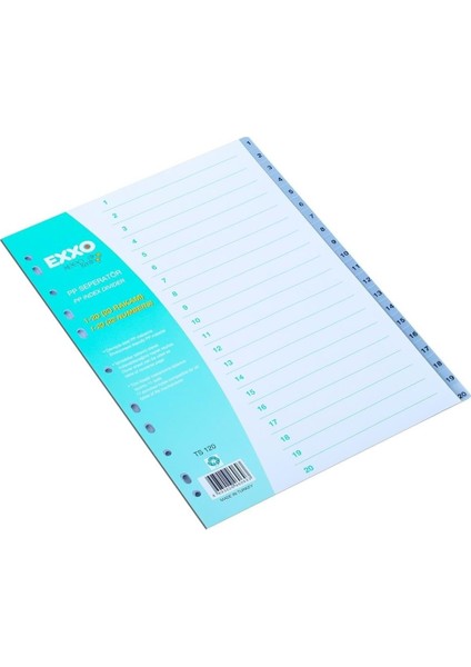 Rakamlı Seperatör 1 20