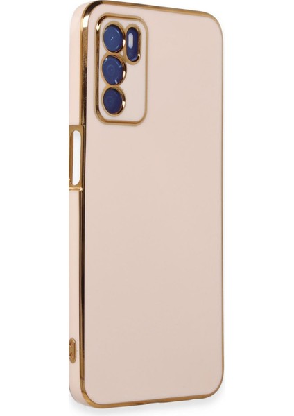 Oppo A16 Kılıf Olive Plated Pembe