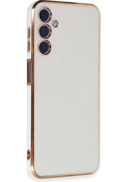 Samsung Galaxy A24 Kılıf Olive Plated Beyaz