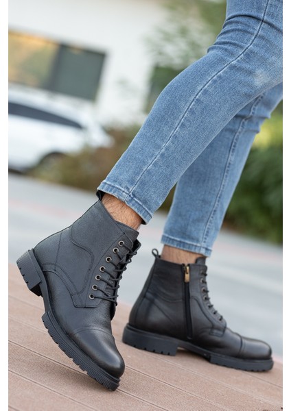Garantili D4002 Hakiki Deri Soğuk Geçiremez Kışlık Erkek Bot fiyatları