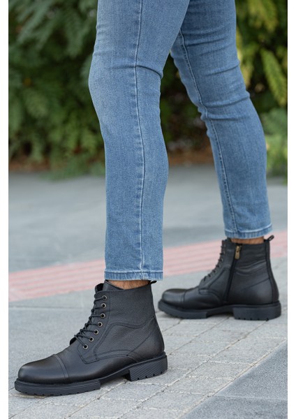 Garantili D4002 Hakiki Deri Soğuk Geçiremez Kışlık Erkek Bot fırsatları