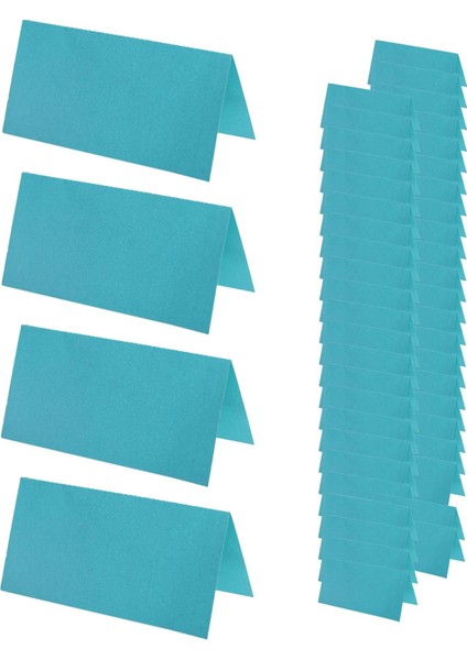 50 Kağıt Yer Kartları Akşam Ği Düğün Mavi Için Boş Tebrik Kartları (Yurt Dışından) fiyatları