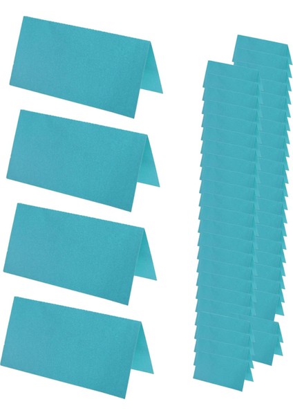 50 Kağıt Yer Kartları Akşam Ği Düğün Mavi Için Boş Tebrik Kartları (Yurt Dışından) indirimleri