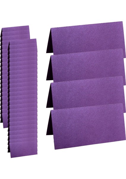 50 Kağıt Yer Kartları Akşam Ği Düğün Için Boş Tebrik Kartları (Yurt Dışından)