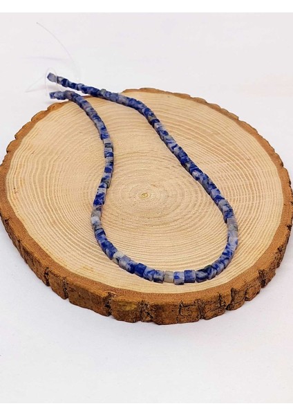 Sodalit Taşı Küp Şekilli Yarım Dizi 4mm (18Cm Uzunluğundadır) modelleri