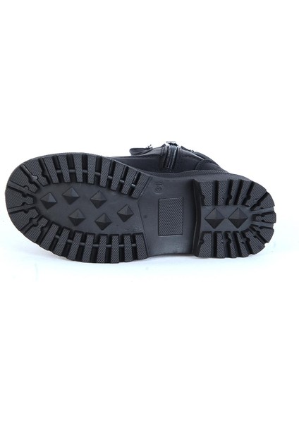 285 Siyah Zümrüt Kışlık Kız Çocuk Bot modelleri