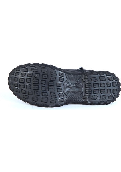 7126 Siyah Zümrüt Kürklü Kadın Düz Bot modelleri