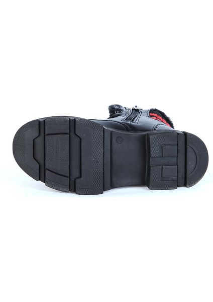 7655 Siyah Nova Kışlık Kız Çocuk Bot modelleri