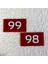 Dekoratif Apartman Kapı Numarası 10 Numara 4