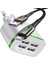 A7 Şarj Adaptörü 4 Port + J2 Micro USB 5A/100W Şarj Kablosu -2mt 1