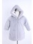 Babyhola Kız Bebek Çocuk Pamuk Astarlı Külah Kapüşonlu Peluş Kaban Kışlık 13622 1