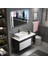 Inox, Ömürlük Banyo Düzenleyici Takımı, 3 Parça, Banyo Aksesuar, Raf, Selpaklık, Havluluk 5