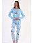 Pamuklu Kadın Uzun Kol Pijama Takım 1