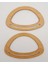 Oval Köprülü Model 13X20 cm Ahşap Renk Ahşap Çanta Sapı 3