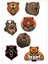 Ayı Sticker Set -1 7 Parça Telefon, Tablet, Defter, Laptop Sticker 1