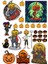 Happy Halloween Sticker Set-1 16 Parça Telefon, Tablet, Defter, Laptop Sticker 1