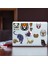 Agresif Hayvanlar Sticker Set-3 10 Parça Telefon, Tablet, Defter, Laptop Sticker 2