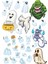 Hayalet Sticker Set-1 17 Parça Telefon, Tablet, Defter, Laptop Sticker 1