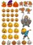 Happy Halloween Sticker Set-3 20 Parça Telefon, Tablet, Defter, Laptop Sticker 1