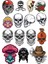 İskelet Sticker Set-6 15 Parça Telefon, Tablet, Defter, Laptop Sticker 1