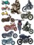 Motorcu Motorlar Sticker Set 15 Parça Telefon, Tablet, Defter, Laptop Sticker 1