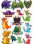 Ejderha Dragon Sticker Set-8 13 Parça Telefon, Tablet, Defter, Laptop Sticker 1
