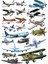Uçaklar Sticker Set 15 Parça Telefon, Tablet, Defter, Laptop Sticker 1