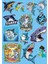 Köpek Balığı Sticker Set-2 15 Parça Telefon, Tablet, Defter, Laptop Sticker 1
