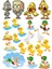 Ördek Temalı Sticker Set-2 18 Parça Telefon, Tablet, Defter, Laptop Sticker 1