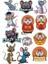 Fae Sticker Set-3 13 Parça Telefon, Tablet, Defter, Laptop Sticker 1