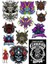 Kuru Kafa Samurai Sticker Set 12 Parça Telefon, Tablet, Defter, Laptop Sticker 1