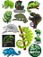 Iguana Sticker Set-1 13 Parça Telefon, Tablet, Defter, Laptop Sticker 1