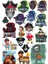 Korsan Sticker Set 8 20 Parça Telefon, Tablet, Defter, Laptop Sticker 1