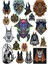 Anubis Sticker Set-4 13 Parça Telefon, Tablet, Defter, Laptop Sticker 1