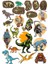 Dinozorlar Sticker Set 6 22 Parça Telefon, Tablet, Defter, Laptop Sticker 1