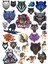 Kurtlar Sticker Set 6 20 Parça Telefon, Tablet, Defter, Laptop Sticker 1
