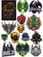 Ejderha Sticker Set 11 16 Parça Telefon, Tablet, Defter, Laptop Sticker 1