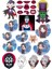 Vampir Sticker Set 3 20 Parça Telefon, Tablet, Defter, Laptop Sticker 1