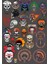 Kurukafa Sticker Set 8 17 Parça Telefon, Tablet, Defter, Laptop Sticker 1