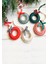 Emtory Home 5 Adet Handmade Renkli Yılbaşı Ağaç Süsü - Yılbaşı Süsü - Christmas Decor 2