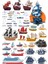 Gemi Sticker Set-2 25 Parça Telefon, Tablet, Defter, Laptop Sticker 1