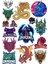 Ejderha Sticker Set 1 15 Parça Telefon, Tablet, Defter, Laptop Sticker 1