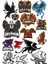 Griffon Sticker Set 9 Parça Telefon, Tablet, Defter, Laptop Sticker 1