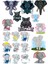 Fil Sticker Set-5 17 Parça Telefon, Tablet, Defter, Laptop Sticker 1