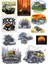 Off Road 4x4 Sticker Set 1 12 Parça Telefon, Tablet, Defter, Laptop Sticker 1